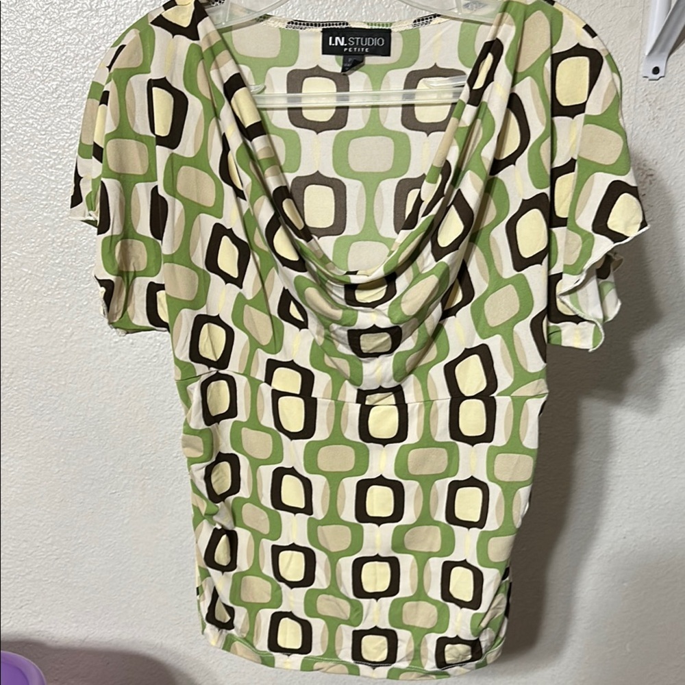 I.N. Studio  Draped Blouse
